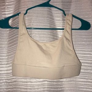 Brand new beige crop top
